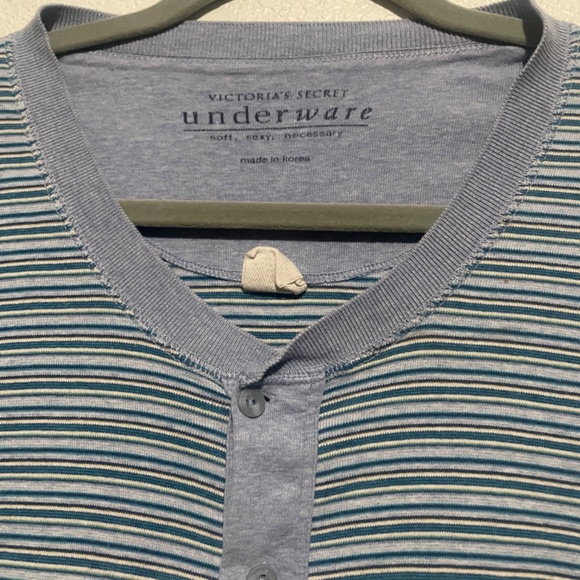 Victorias Secret Striped Button Front Romper SZ M - Picture 6 of 6